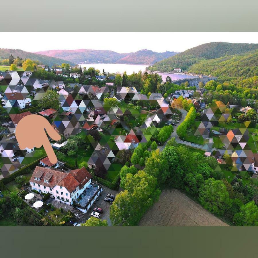 Hotel Pension Haus Talblick Edersee Hemfurth-Edersee Esterno foto